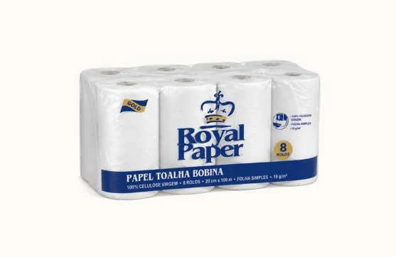 Toalha em Bobina Gold - Royal Paper Gold