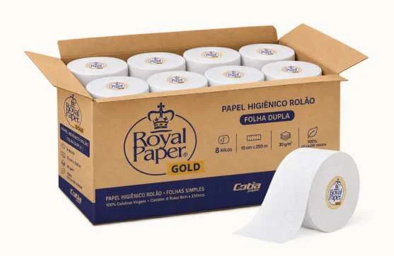 Higiênico em Rolo Gold - Royal Paper Gold