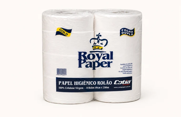 Higiênico em Rolo Gold - Royal Paper Gold