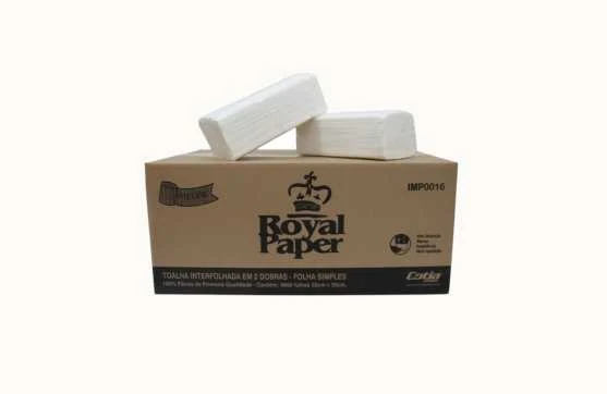 Toalha Interfolhada Silver - Royal Paper Silver