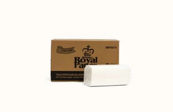 Toalha Interfolhada Silver - Royal Paper Silver