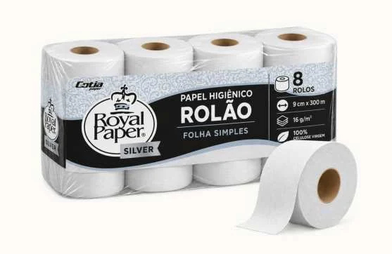 Higiênico em Rolo Silver - Royal Paper Silver