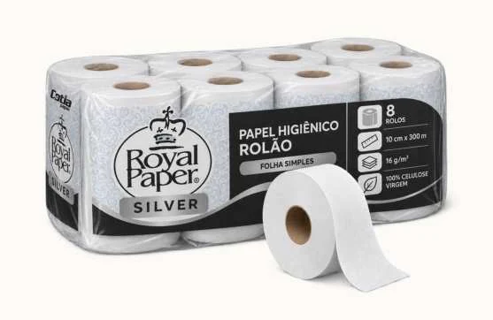 Higiênico em Rolo Silver - Royal Paper Silver