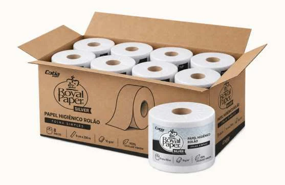 Higiênico em Rolo Silver - Royal Paper Silver