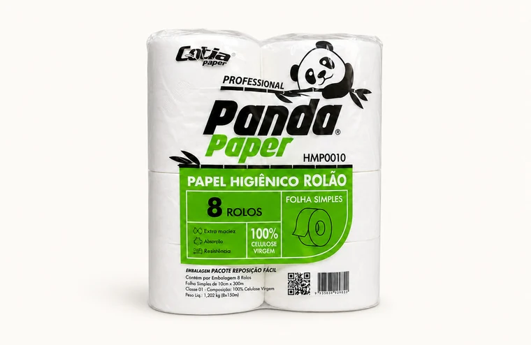 Higiênico em Rolo Panda - Panda Paper