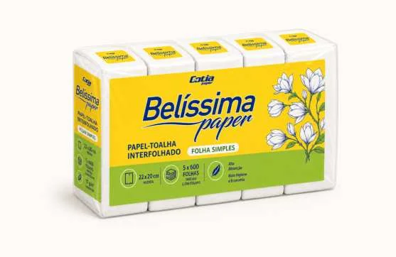 Toalha Interfolhada Belíssima - Belíssima Paper
