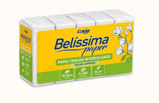 Toalha Interfolhada Belíssima - Belíssima Paper