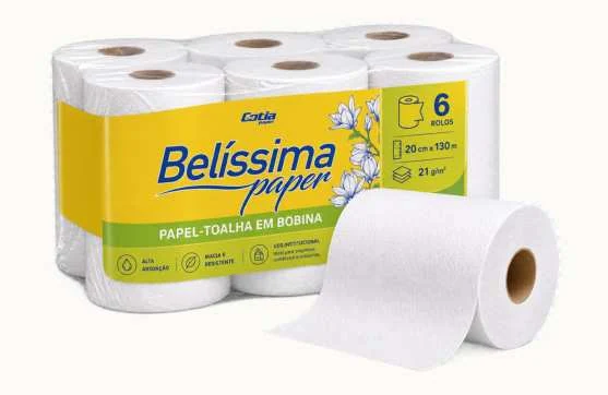 Toalha em Bobina Belíssima - Belíssima Paper